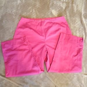 Chelsea Studio size 12 Pink Stretch Cropped Pants